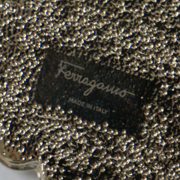 SALVATORE FERRAGAMO Necklace Pendant Jewelry Accessory Gold Pink Orange White Ch - Picture 5 of 6